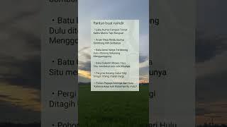 pantun buat nyindir orang yang gak lo suka #shorts #storytime #statuswhatsapp