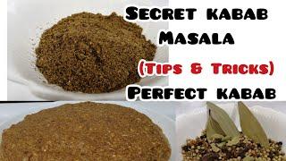 Kabab Masala Powder Recipe... How to make perfect galaouti Kabab...(SECRET INGREDIENTS..) .