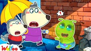 Help! Alien Got Lost! - Baby Got Lost - Outdoor Safety Tips for Kids  Wolfoo Kids Cartoon