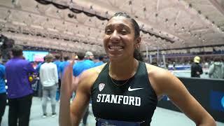 Juliette Whittaker Runs 800m Meet Record 1:59.53 To Win 2024 NCAA Indoor Track & Field Championships