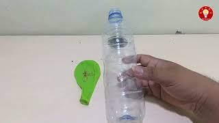 Genius Idea that you can make at home !! Handicrafts from Used Bottle And Balloon !!