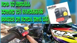 PAANO ANG MAG-INSTALL NG DOMINO 10A HANDLEBAR SWITCH SA HONDA TMX 155 I Do-It-Yourself Vise MotoVlog