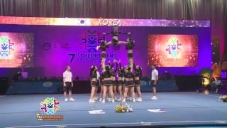 CWC2013 DAY 1 KOREA CHEER ALL FEMALE