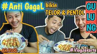 Cara bikin TELUR GULUNG anti GAGAL|mudah cara buatnya,murah meriah #VlogJakarta