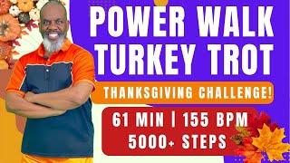 Power Walk Turkey Trot | 60-Minute Thanksgiving Cardio Challenge