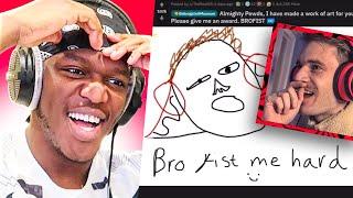 Pewdiepie Reacted To My Drawing Of Him