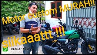 Motor custom Murah meriah start 6,5 juta sikatt