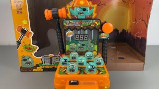 5 Minutes Unboxing ASMR Plants vs. Zombies Whack-A-Mole Toy Cats Love Playing With | Toy Review