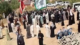 في مضارب عشيره الرويمي بوفاه المرحوم الشيخ راضي عبدالساده الرويمي