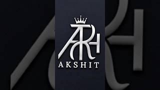 AKSHIT name brand logo #sorts #video ***