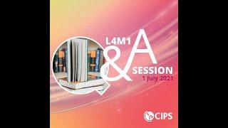 CIPS exam support level 4 | L4M1
