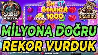 SWEET BONANZA 1000 Yeni Oyun  SLOT OYUNLARI | MİLYONA KOŞTUK !! big bass bonanza gates of olympus