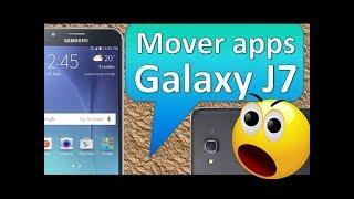 Samsung Galaxy J7 Cómo Poner micro sd y Mover apps a la tarjeta microSD