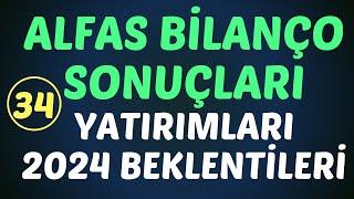 ALFAS BİLANÇO SONUÇLARI YATIRIMLARI 2024 BEKLENTİLERİ  #borsa #hisse #bilanço #alfas #ALFAS