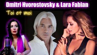 DMITRI HVOROSTOVSKY & LARA FABIAN - Toi et moi | CANTANTE ARGENTINA - REACCION & ANALISIS