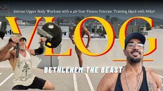 Intense Upper Body Workout with a 40-Year Fitness Veteran: Training Hard with Mike!