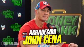 John Cena habla para CONTRALONA sobre lo ÚLTIMO que quiere lograr al retirarse de WWE (SUBTITULADO)