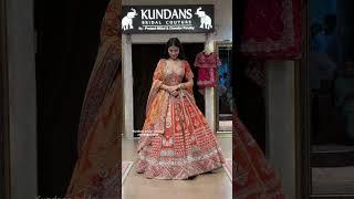 Premium luxury designer Lehenga from Kundans bridal couture Chandni chowk Delhi #wedding #lehenga