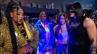 Bianca Belair, Rhea Ripley, Naomi & Iyo Sky Backstage: Raw November 25 2024