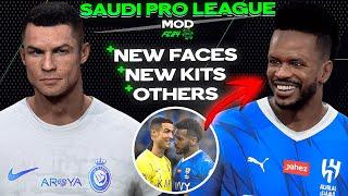 FC24 - Saudi Pro League Mod v1.0 (New Faces, Kits, Fonts,Themes)