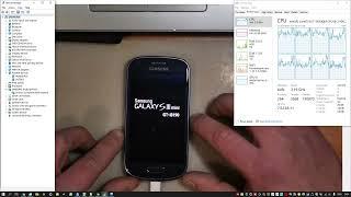 Samsung GT-I8190 (Galaxy S3 mini) flash service firmware with re-partition I8190XXANA2 using Odin3