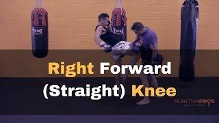 Right Straight (Forward) Knee Strike - Muay Thai Techniques