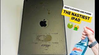 Deep Cleaning and Fixing The NASTIEST IPAD I’ve Ever Seen in My Life  #gross #ipad #apple #nasty