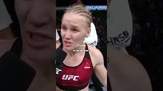 Valentina Shevchenko's reaction after losing to Amanda Nunez