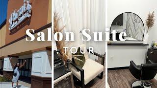 SALON SUITE TOUR - See inside my TINY 110 sq ft salon!  | Phenix Salon Suites #salonsuite #phenix