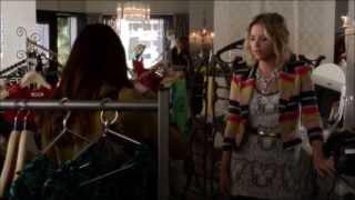 Pretty Little Liars 3x01 - Hanna , Spencer, Ashley & Veronica At Clothes Store.