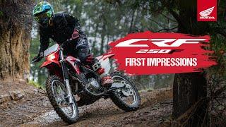 Peter Broxy reviews the CRF250F