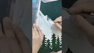 #short you tube video | Canvas painting |