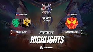 Falcons AP Bren vs Selangor Red Giants HIGHLIGHTS GRAND FINAL MSC 2024 | SRG VS FCAP ESPORTSTV