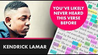 You've likely NEVER heard this KENDRICK LAMAR verse before - Rhymes Highlighted (430)