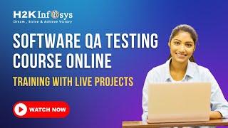 software QA testing certification training | QA Testing Training online | QA Tutorials for Beginners