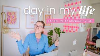 Day in the Life of a Social Media Manager | BTS, Social Tips & Onboarding Clients 