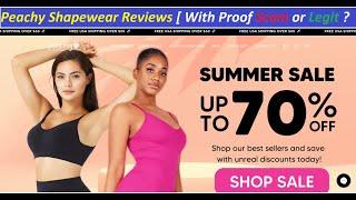 Peachy Shapewear Reviews [ With Proof Scam or Legit ? PeachyShapewear ! PeachyShapewear Com Reviews