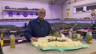 Creating Scenery with Spray Foam on a Model Railroad Layout