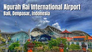 Walking Tour: Ngurah Rai International Airport, Denpasar Bali Indonesia || by: Stanlig Films