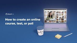 How to create an online course, test, or poll on Pruffme