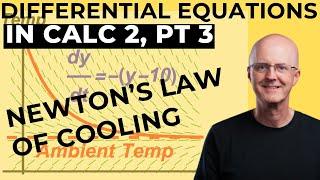 Differential Equations for Calculus 2, Part 3: Newton's Law of Cooling