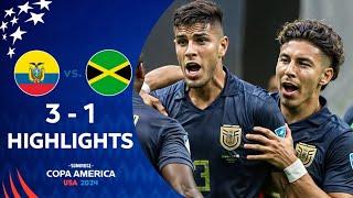 Ecuador vs Jamaica 3-1 RESUMEN | Copa América 2024