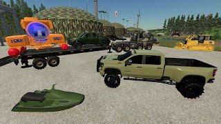 Buying new military vehicles for abandoned army base | Farming Simulator 22