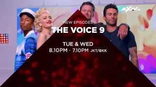 The Voice 9 on Tuesdays & Wednesdays on AXN