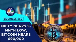 Nifty Nears 5-Mnth Low, Bitcoin Nears $90,000, Britannia's Growth Woes, Govt On Starlink License