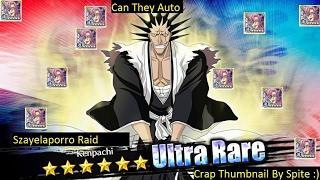 Kendo Kenpachi: Can They Auto the Szayelaporro 5 Star Legend Raid Bleach Brave Souls