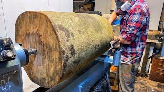 Woodturning - I Maxed Out My Lathe !!