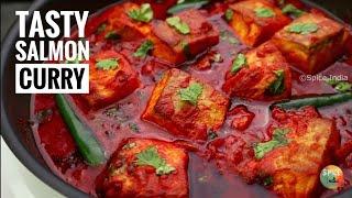 Tasty Salmon Curry | Salmon Fish Recipe,Mouthwatering Salmon Fish Curry Indian Style