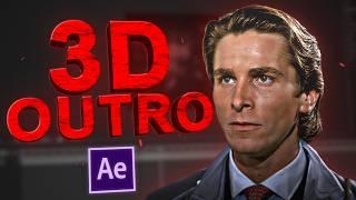 HOW TO: Make A 3D Outro I After Effects Tutorial