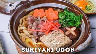 25-Min Beef Sukiyaki Udon That Tastes Like Pure Luxury